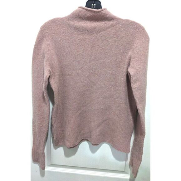 Madewell | Inland turtleneck sweater in mauve - Picture 3 of 10